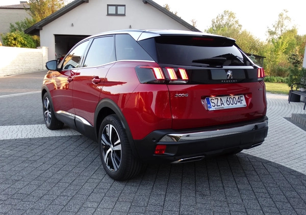 Peugeot 3008 cena 89500 przebieg: 103000, rok produkcji 2020 z Rakoniewice małe 352